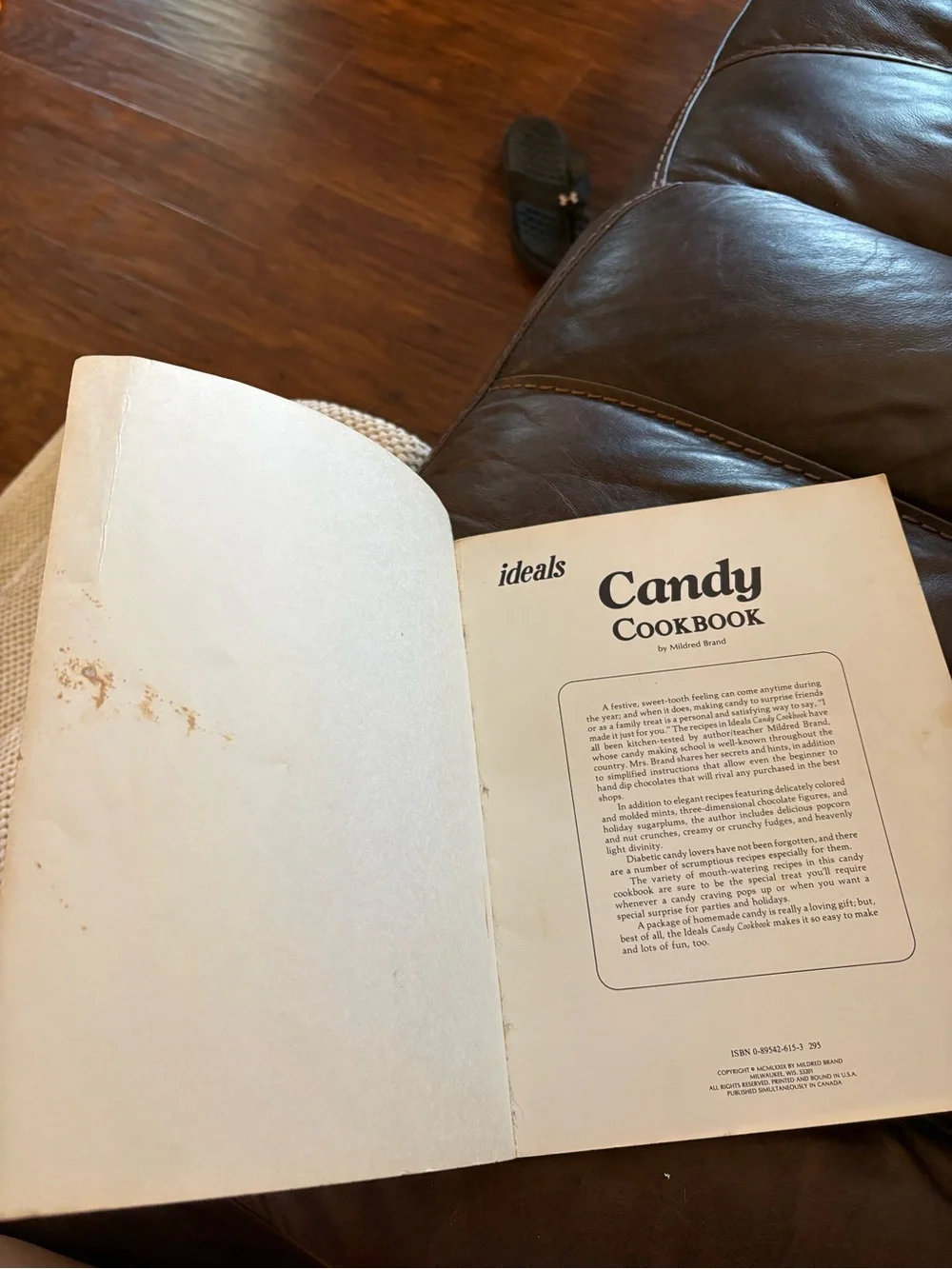 ideals Candy Cook Book by Mildred Brand - Multicolor Cover
